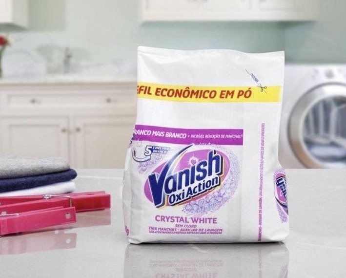 Tira Manchas Vanish Crystal White Oxi Action em Pó – Refil 400g na Magazine Luiza
