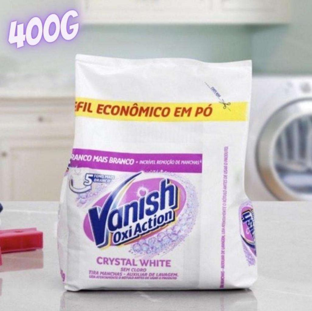 Tira Manchas Vanish Crystal White Oxi Action em Pó – Refil 400g na Magazine Luiza