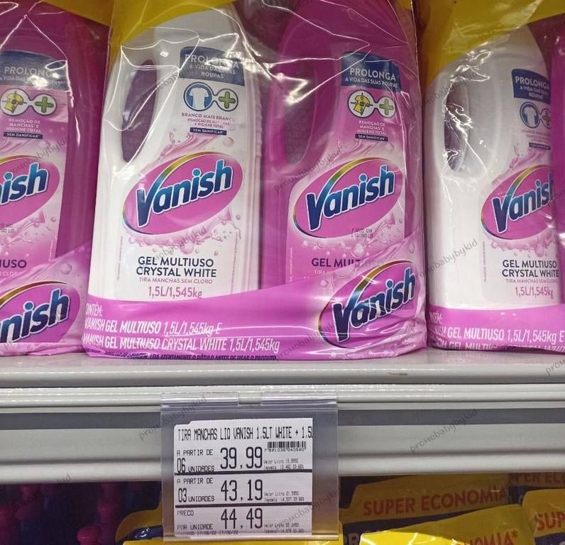 Tira Manchas Vanish Multiuso ou White em Gel – 1,5L na Magazine Luiza