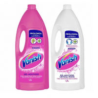 Tira Manchas Vanish Multiuso Para Roupas Coloridas - 1,5L + Tira Manchas Para Roupas Brancas 1,5L na Magazine Luiza