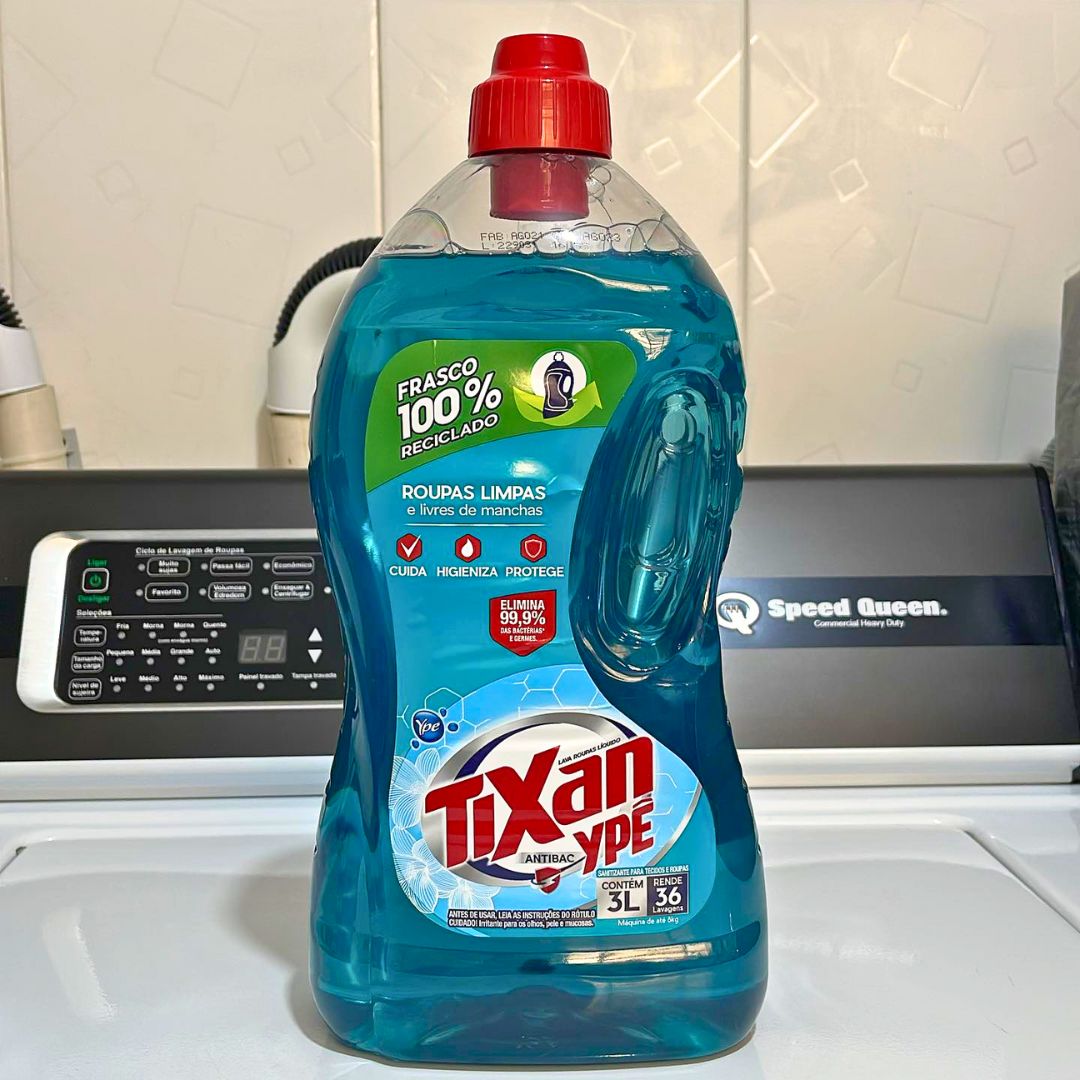 Tixan Ypê Lava Roupas Líquido Antibac 3L na Amazon