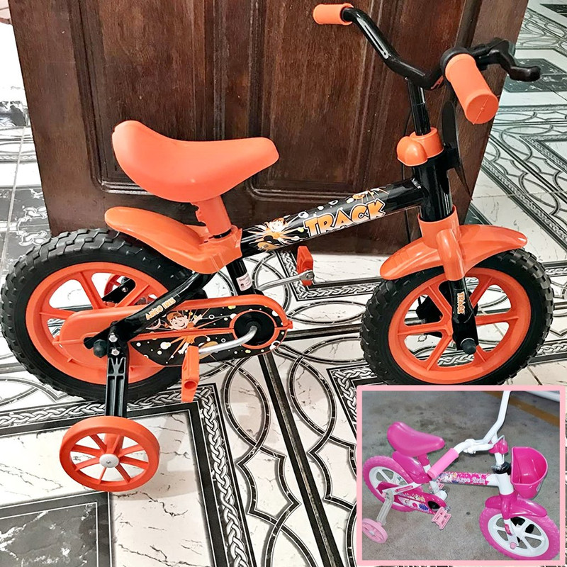 TK3 Track Bicicleta Infantil Aro 12 Arco-Íris na Amazon