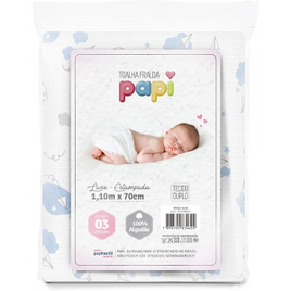 Toalha de Fralda Papi Luxo Estampada 1 10M X 70cm Papi Textil - 3 Unidades na Amazon