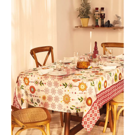 Toalha de Mesa Retangular Estampada Magia Lepper na Marisa