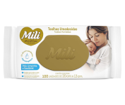 Toalha Umedecida Mili Love&Care – 100 Unidades na Amazon