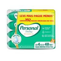 Toalha Umedecida Personal Baby Toque Macio Promopack 192 Unidades na Amazon