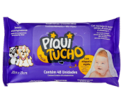 Toalhas Umedecidas Piquitucho Pratic com 48 toalhas na Amazon