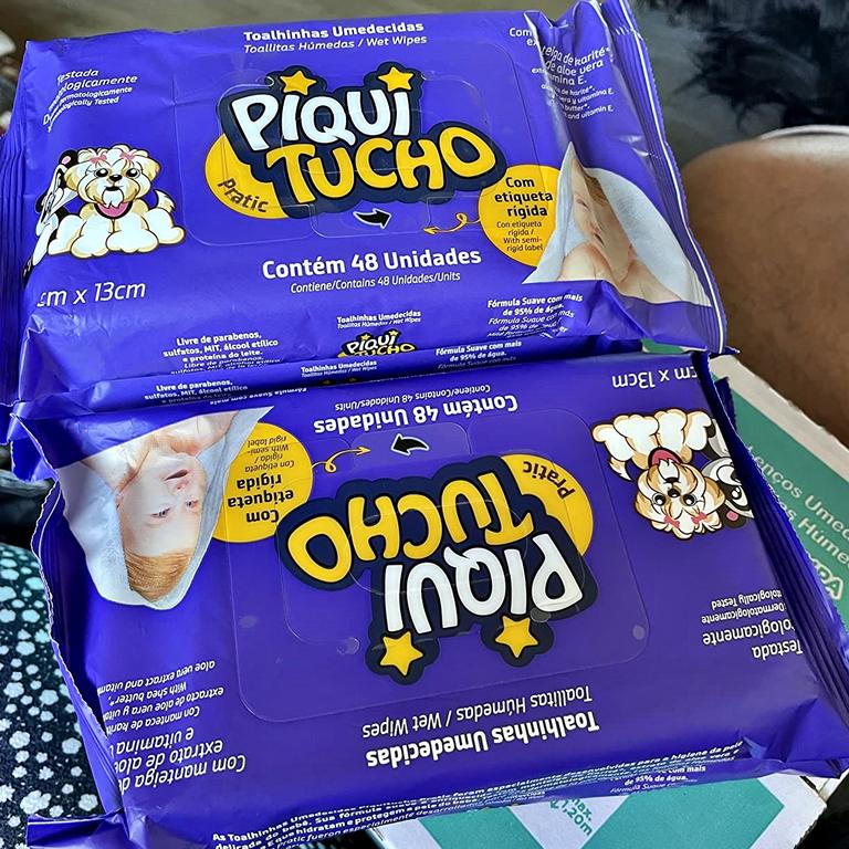 Toalhas Umedecidas Pratic 48 Unidades, Piquitucho na Amazon