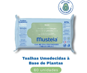 Toalhas Umedecidas – Mustela – À Base De Plantas – 60 Unidades na Amazon