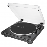 Toca-Discos Audio-Technica Sem Fio Com Acionamento Automático Por Correia (Belt-Drive) AT-LP60XBT-BK na Amazon