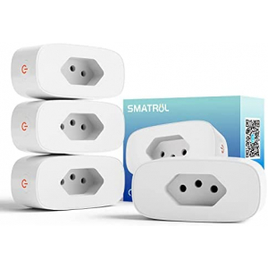 Tomada Inteligente Smart Plug WI-FI Brasileiro 16a Compatível com Alexa - 4 peças na Amazon