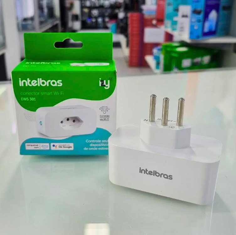 Tomada Inteligente Smart Wi-Fi EWS 301 Branco na Amazon