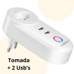 Tomada inteligente WiFi, Smart Plug Sem Fio na Amazon