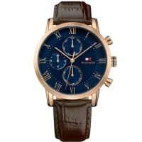 Tommy Hilfiger Relógios Masculinos De Quartzo 3H – Resistente à água Até 3 ATM/30 Metros – Moda Premium Para Uso Diário – 44 Mm na Amazon