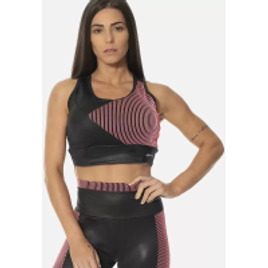 Top Feminino Fitness Cirrê Recorte Sawary - Marisa na Marisa