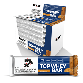 Top Whey Bar 41g - Max Titanium - Brigadeiro na Max Titatium