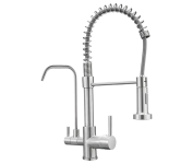 Torneira Com Filtro Bancada Gourmet Monocomando Cozinha Pia Acabamento Escovado Cor Prateado YESOP na Amazon