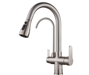 Torneira De Bancada Cozinha Para filtro Extensível Monocomando Cozinha Pia Escovado na Amazon
