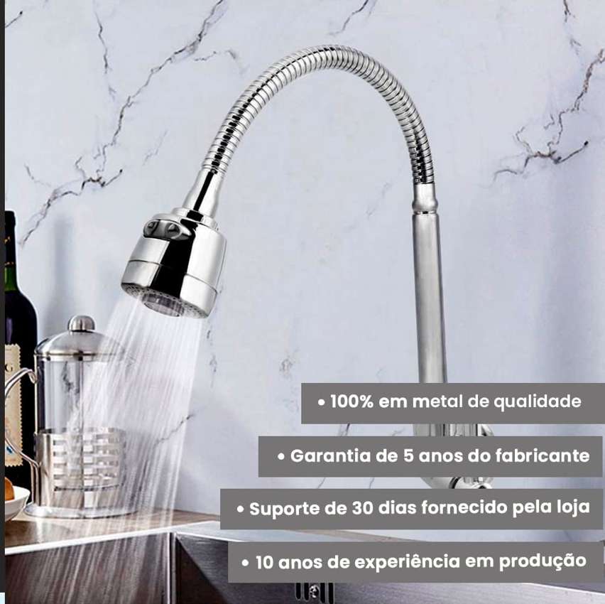 Torneira De Luxo Gourmet Pia Cozinha Parede Flexível Oferta na Amazon