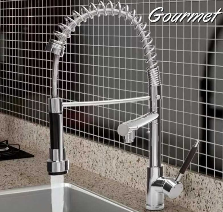 Torneira Gourmet 50cm com Misturador Monocomando Cromada de Bancada Belcca TGM50C-BL na Casas Bahia