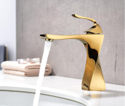 Torneira Para Banheiro Bancada Monocomando – Luxo Dourado na Amazon