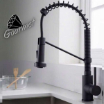 Torneira para Cozinha Gourmet de Mesa com Mola – Monocomando Black Nell AM2672 na Magazine Luiza