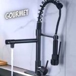 Torneira para Cozinha Gourmet de Mesa Dupla Saída – Monocomando Preta Nell YL-03 na Magazine Luiza