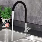 Torneira para Cozinha Gourmet de Mesa Nell – Flexível Cromada e Preta AM02 na Magazine Luiza