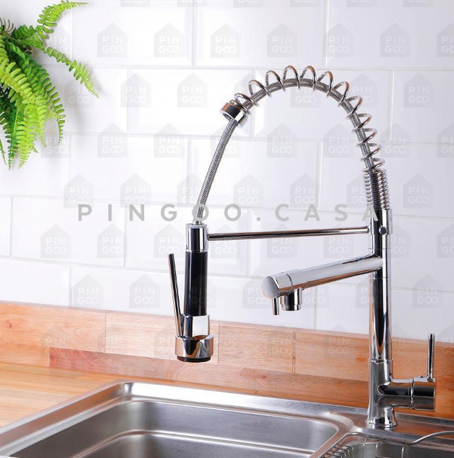 Torneira Para Cozinha Gourmet Misturador Monocomando Munim Pingoo.casa – Prata na Extra