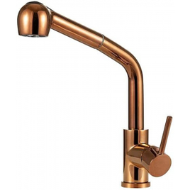 Torneira para Cozinha Misturador Monocomando Cromado Extensível Capibaribe Dourado Rose - Pingoo.Casa na Amazon