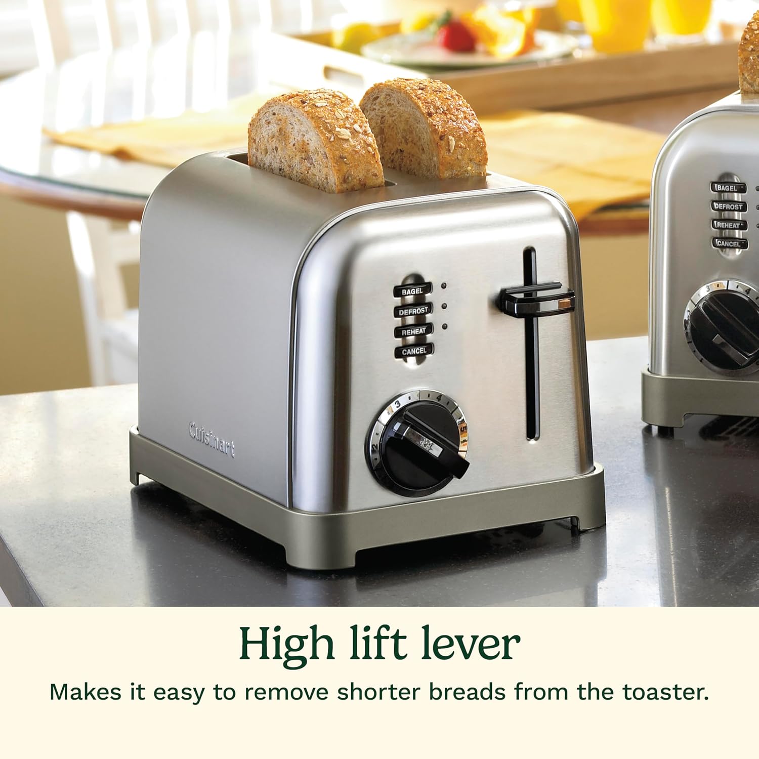 Torradeira Cuisinart Cpt-160br 2 Fatias 1000w Inox 127V na Shopee