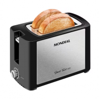 Torradeira Smart Toast Mondial T-13 Com 6 Opções De Tostagem – Preto/Inox - 110V na Casas Bahia