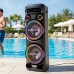 Torre de Som AIWA T2W-02 2300W Woofers 10″ Bluetooth RGB Bivolt na Casas Bahia