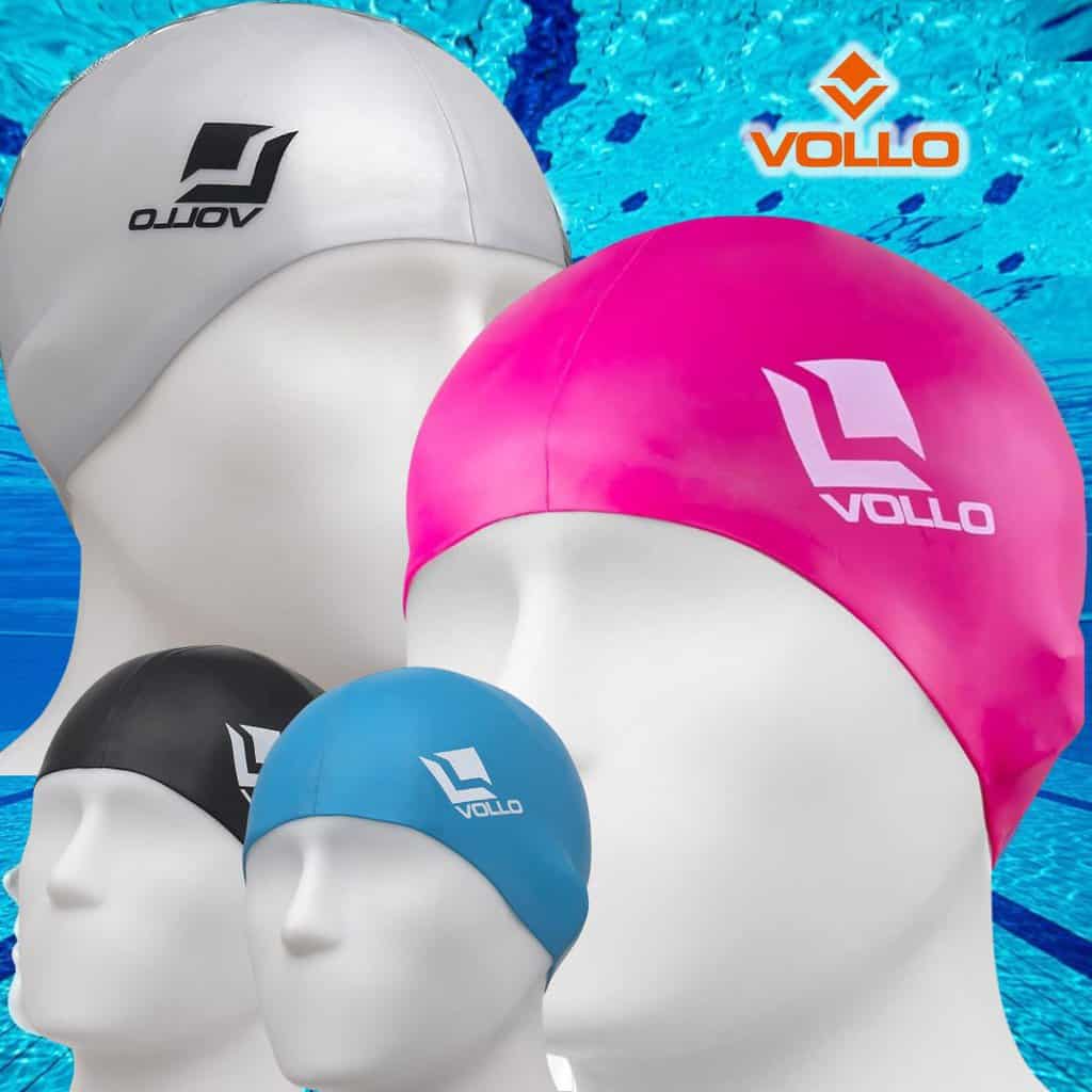Touca de Natação Silicone Vollo Sports na Amazon