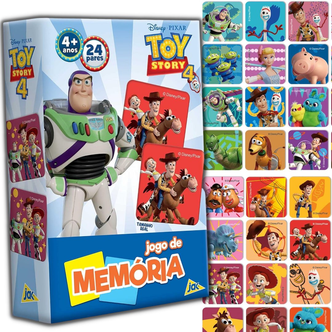 Toy Story 4 – Jogo de Memória – Toyster Brinquedos na Amazon