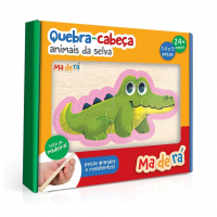 Toyster - Animais Da Selva - Quebra-Cabeça - 3, 4 E 5 Peças - Maderá na Amazon