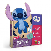 Toyster - Coleção Fazendo Arte: Boneco De Feltro - Stitch - Coré na Amazon