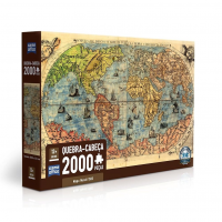 Toyster - Quebra-cabeça: Mapa Mundi 1565-2000 Peças - Game Office na Amazon