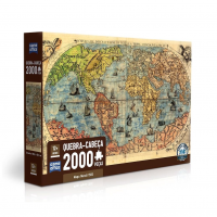 Toyster - Quebra-cabeça: Mapa Mundi 1565-2000 Peças - Game Office na Amazon