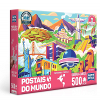 Toyster - Quebra-cabeça: Postais Do Mundo - Continentes - América - 500 Peças na Amazon