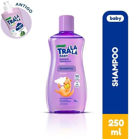 Trá Lá Lá Shampoo Suave Personagem Baby Branco E Roxo 250 Ml na Amazon