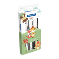 Tramontina 66970020 Jogo De Talheres Infantil Aço Inox Com 3 Peças, Prata na Amazon