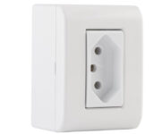 Tramontina Caixa de Sobrepor 1 Tomada 2P+T 10 A 250 V LizFlex Branca na Amazon