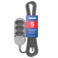 Tramontina Extensão Múltipla 3 Tomadas 2P+T 10 A 250 V 5 M na Amazon