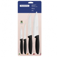 Tramontina JOGO FACAS INOX 4PC PLENUS PRE, Preto na Amazon