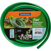 Tramontina Mangueira Flex Com Engates Rosqueados E Esguicho Em Pvc Verde 10 M na Amazon