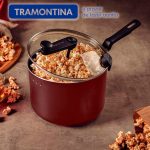 Tramontina PIPOQUEIRA 20CM 3,5L LORETO VERMELHO – ALUMINIO COM REVESTIMENTO ANTIADERENTE na Amazon