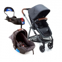 Travel System Infanti, Epic Lite Trio, 0 A 15kg, Grey Vintage na Amazon