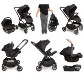 Travel System Magnific Trio, Safety 1st, Full Black na Amazon