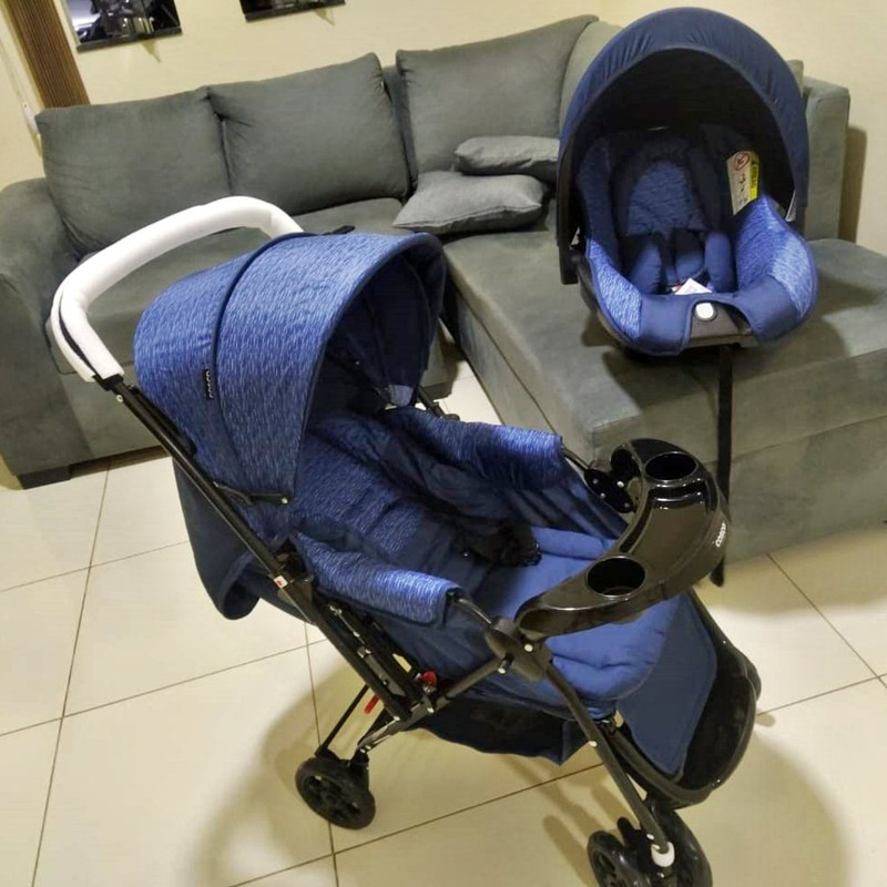 Travel System Reverse, Cosco, Azul Rajado na Amazon